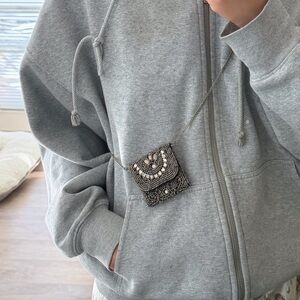 ASOS Vintage style bead bag necklace